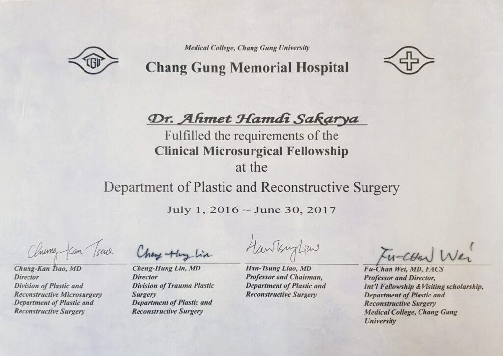 Rekonstrüktif Mikrocerrahi Üst İhtisası_ Advanced Fellowship in Reconstructive Microsurgery